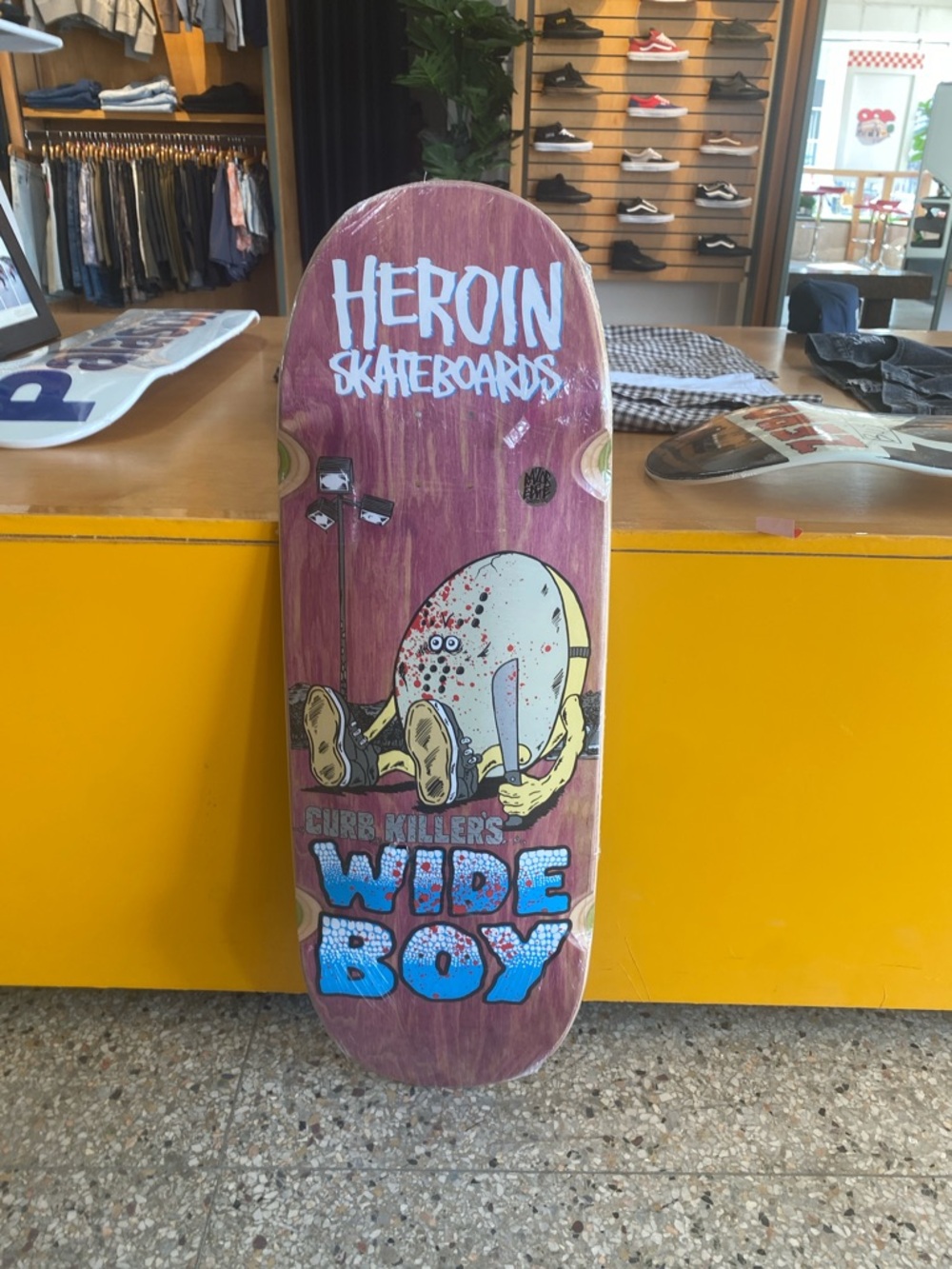Heroin - Curb Killer wide boy deck (10.7’’)
